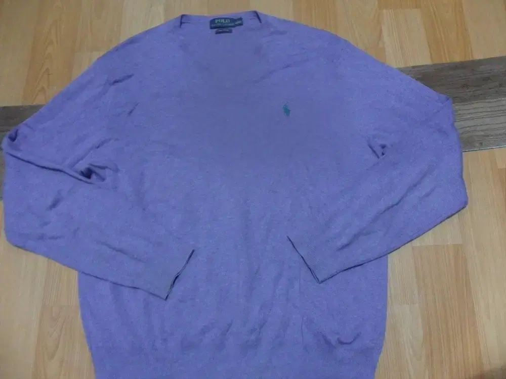 6천원구제 polo ralph lauren men's long sleeve v-neck knit sweater be-2