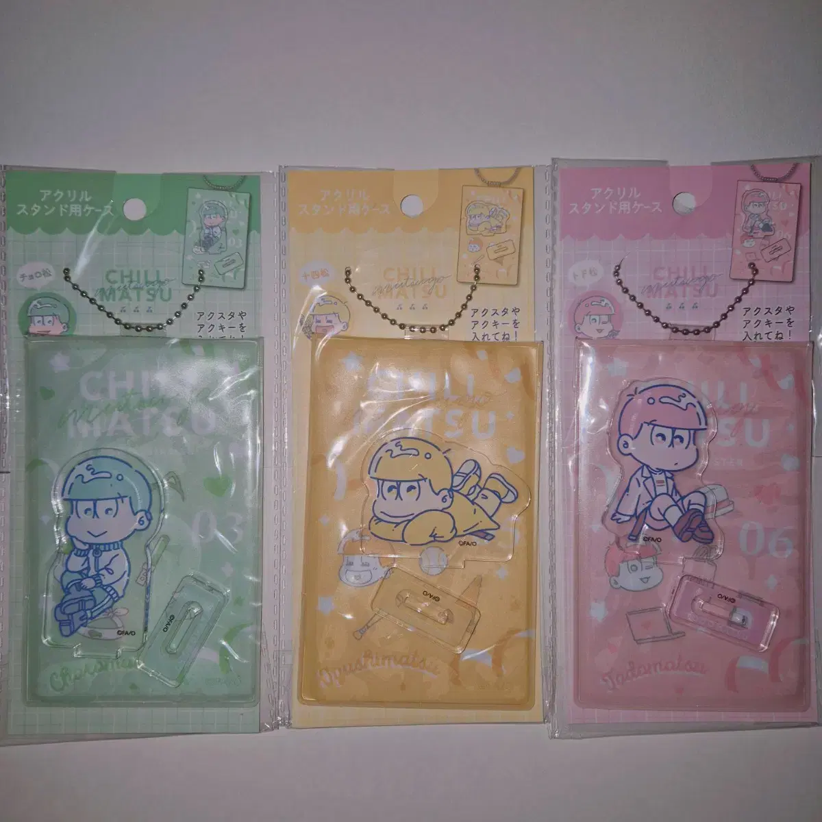 Osomatsu-san Backen Shop Chilmatsu acrylic stand Case