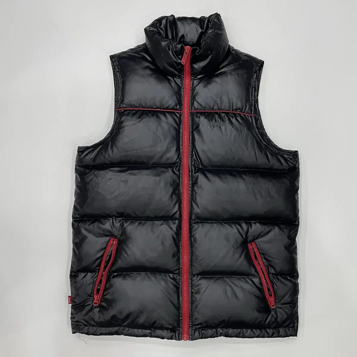 [M] Free Shipping Levi's Glossy Duck Down Puffer Vest