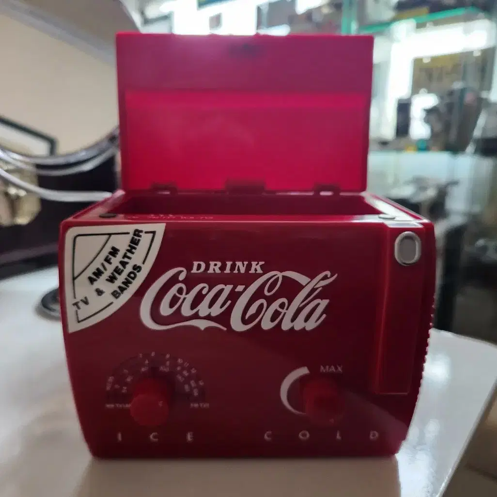 빈티지/앤틱 1991 COCA COLA Mini Cooler Radio