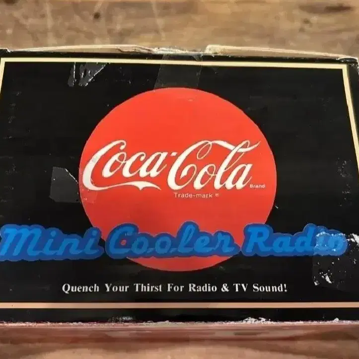 빈티지/앤틱 1991 COCA COLA Mini Cooler Radio