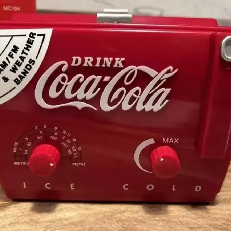 빈티지/앤틱 1991 COCA COLA Mini Cooler Radio