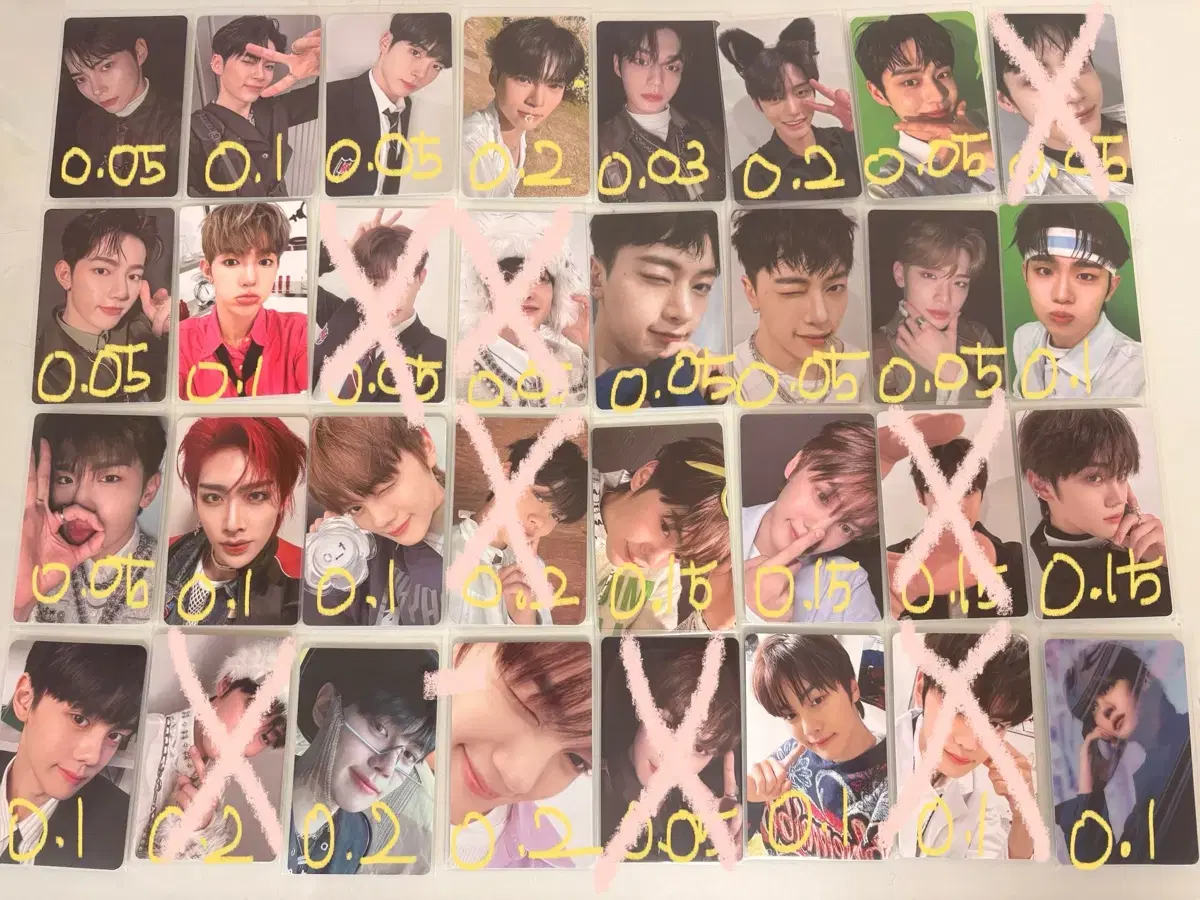 zb1 sung hanbin kim jiwoong jang hao matthew kim taerae ricky kim gyuvin park gunwook han yujin photocard