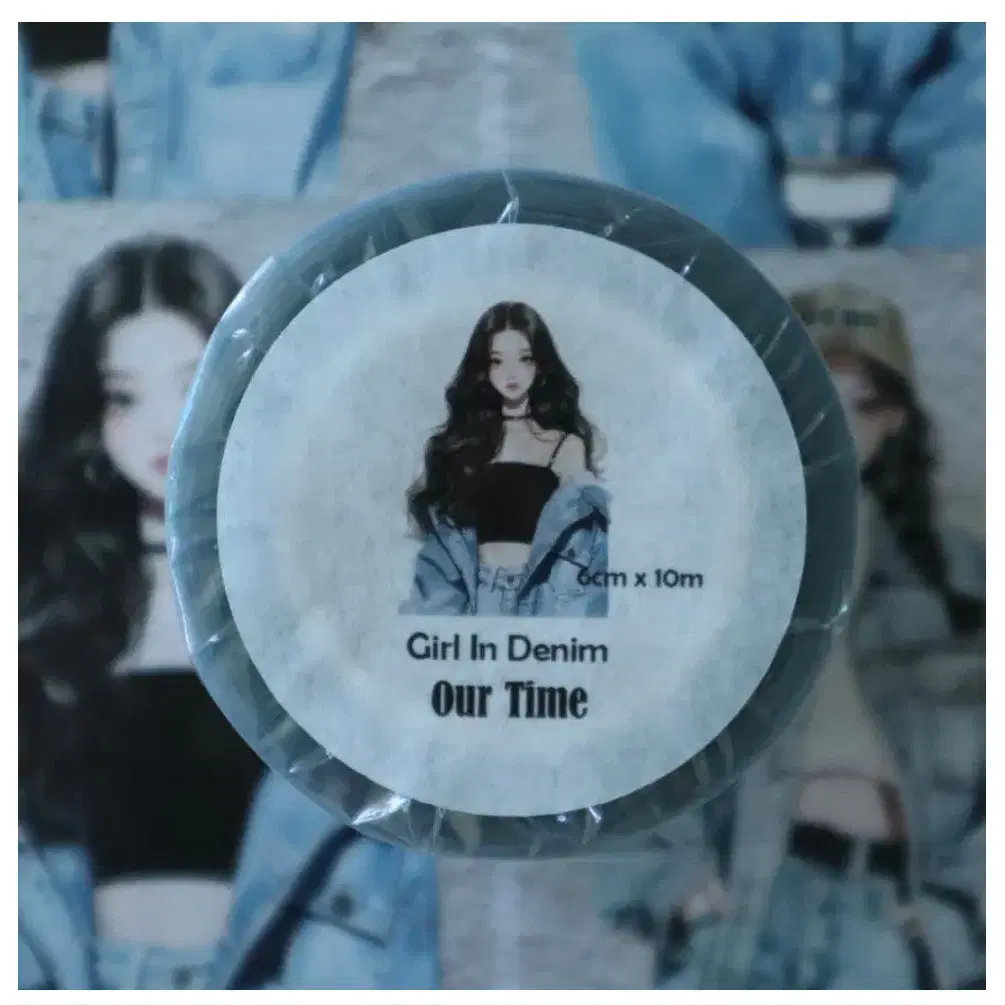 [우리의 시간] Denim Pet tape 3D 광택 마테 마테컷