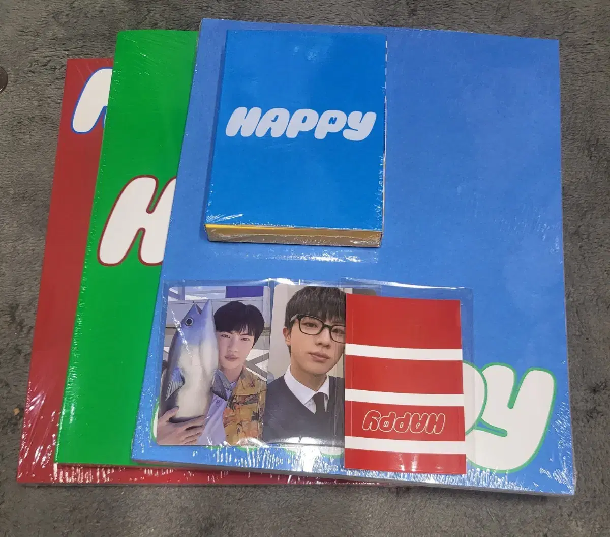 Bangtan Seokjin Happy album Set + weverse pre-order benefit (unsealed)