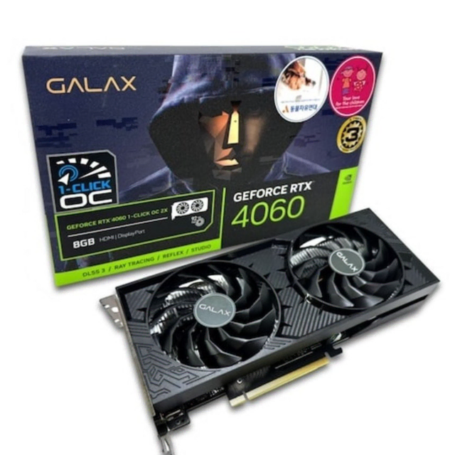 갤럭시 RTX 4060 그래픽카드 미개봉 새상품