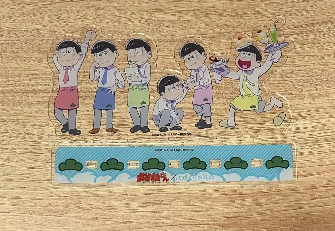 Osomatsusan Cafe acrylic stand Diorama