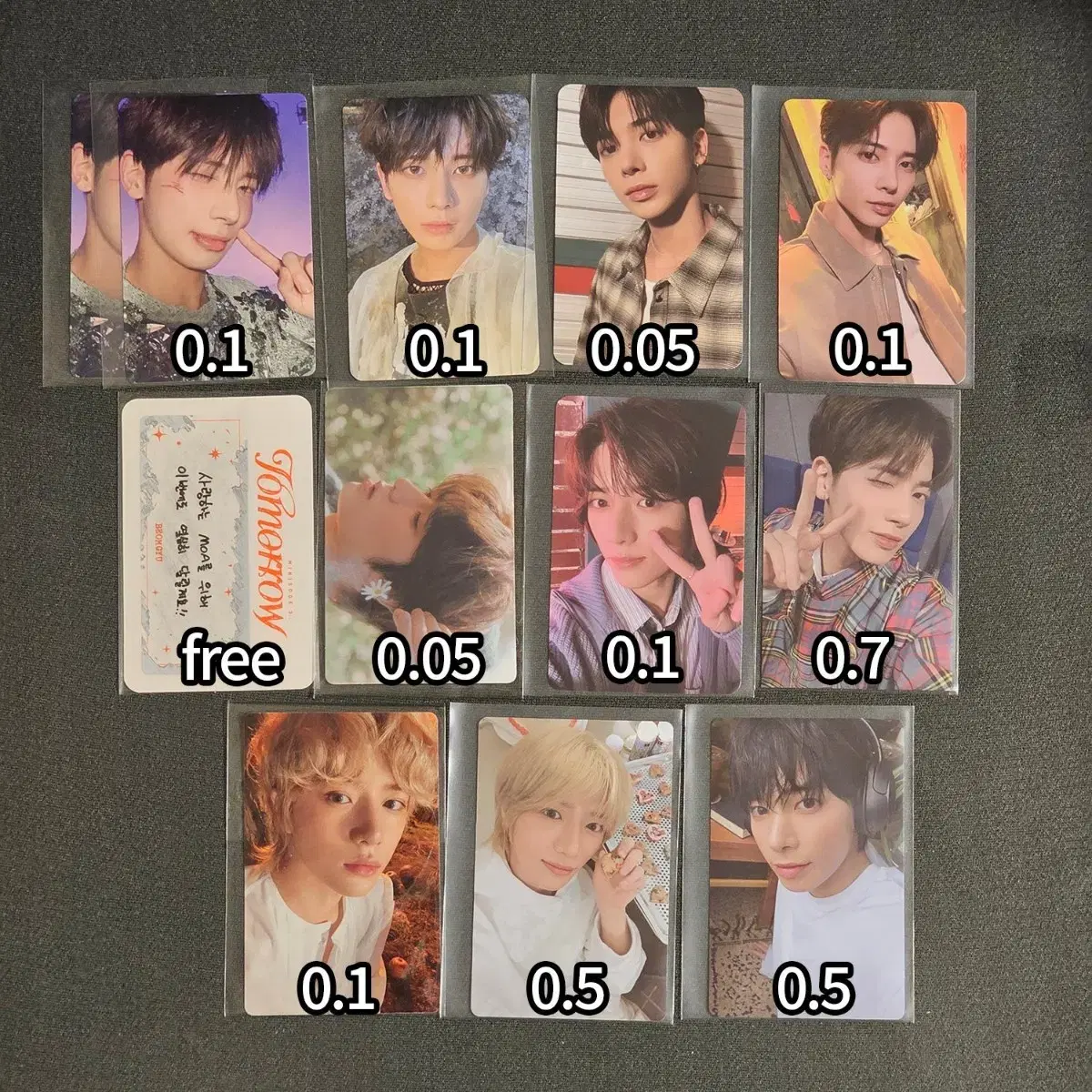 txt photocard postcard sticker Merch wts Sell