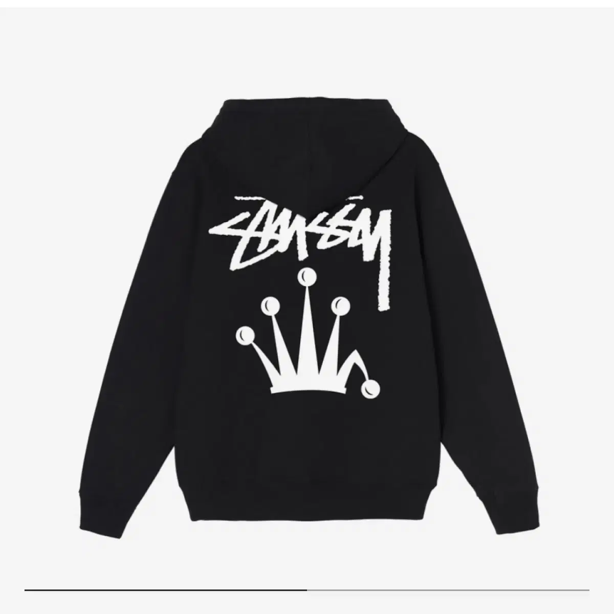 Stussy Stock Crown Hoodie Black [S]