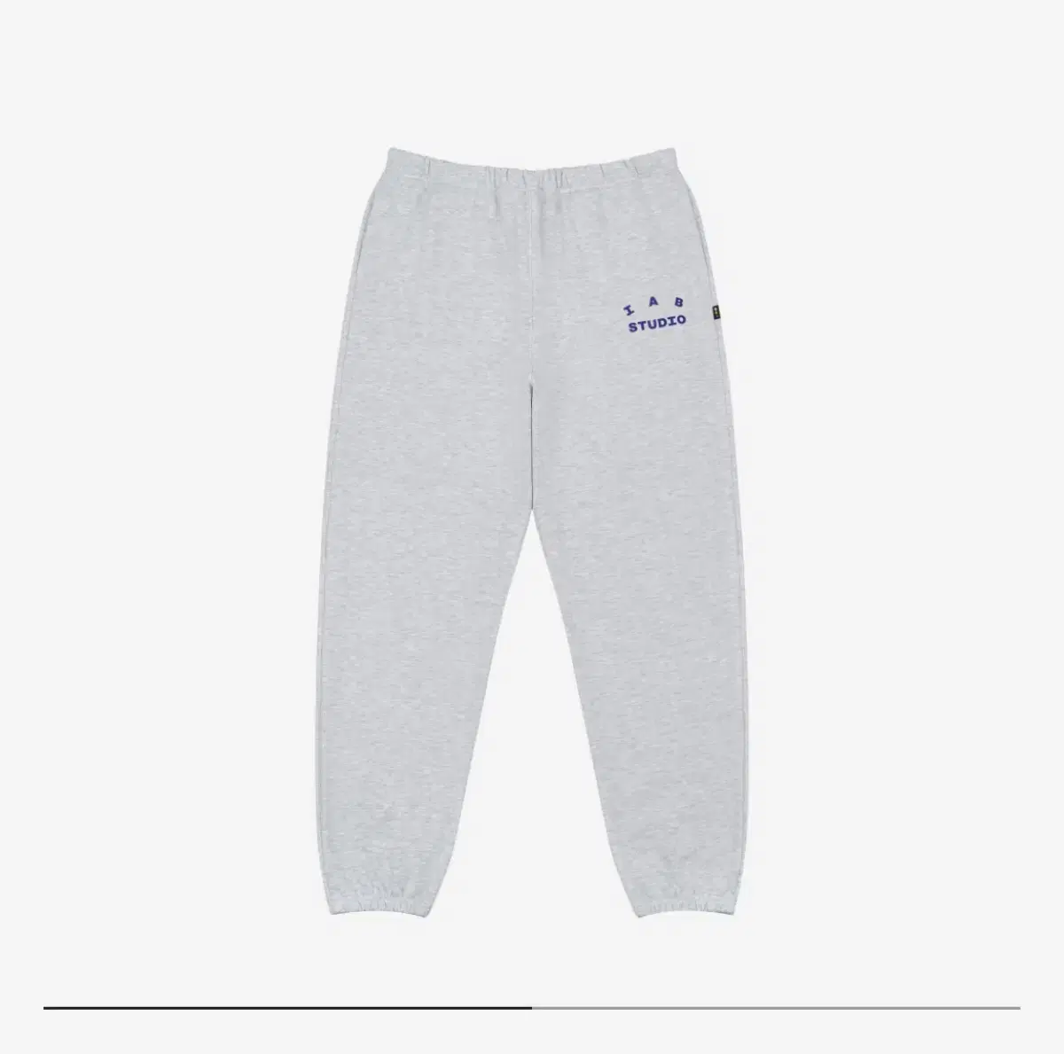 iapp studio sweatpants light gray-L