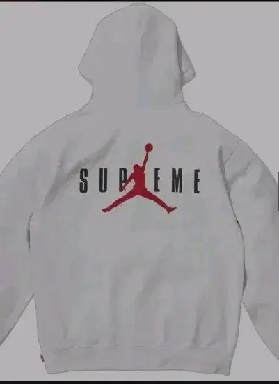 [XL]Supreme Jordan Hoodie Gray 24FW