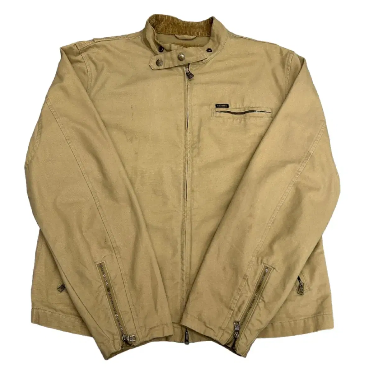 Polo Ralph Lauren Beige Two-Way Biker Jacket*