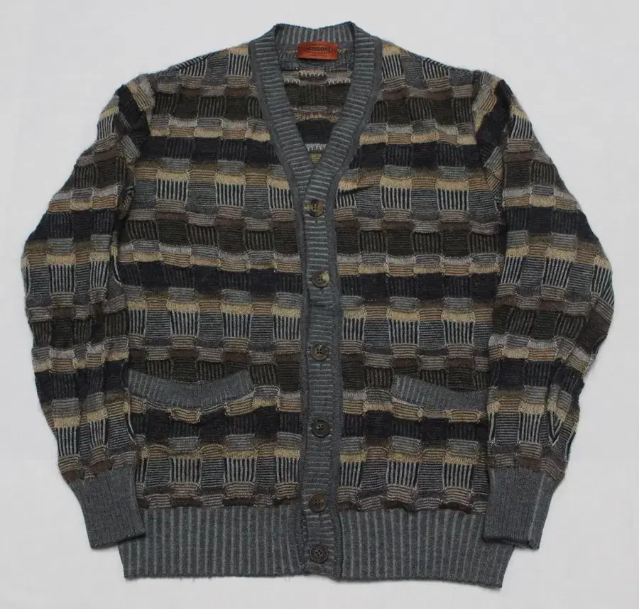 Missoni Men's 100 103 Wool Knit Cardigan Store Edition/R04