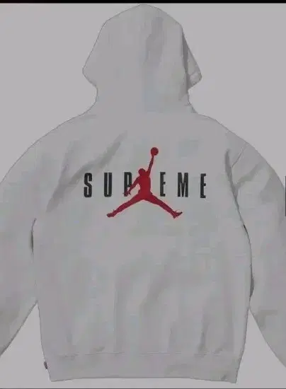 [M]Supreme Jordan Hoodie Gray24FW