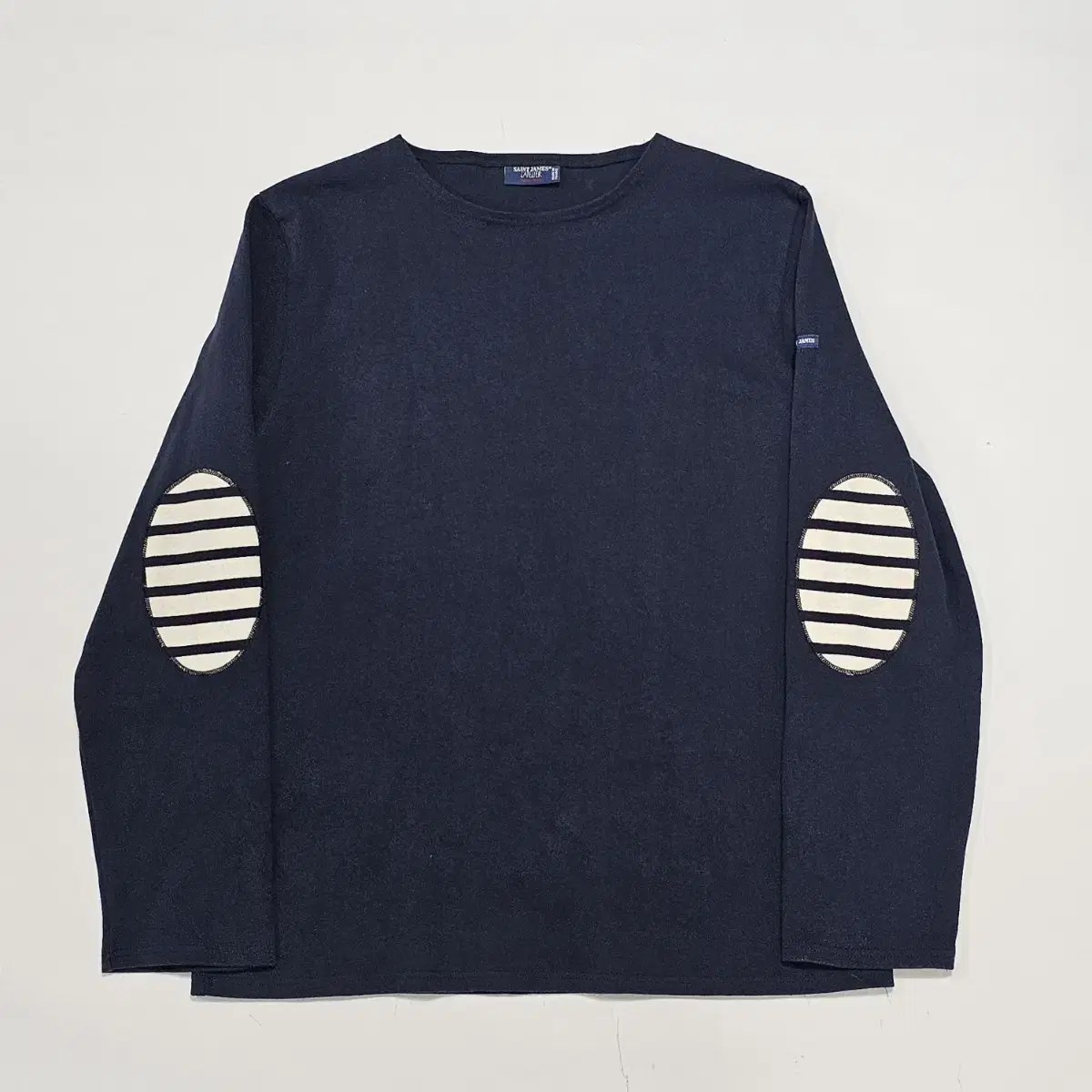 St. James Gildo Elbow Patch Navy