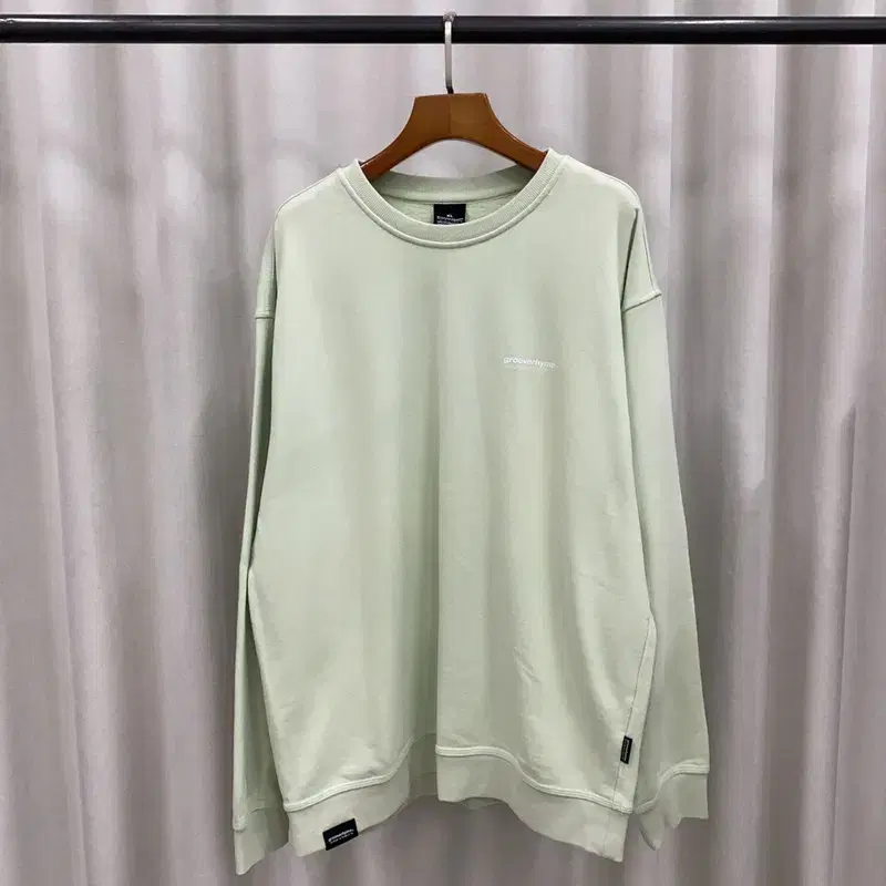 Grumblime Logo Mint Flavor Sweatshirt Man to Man 105 S04627