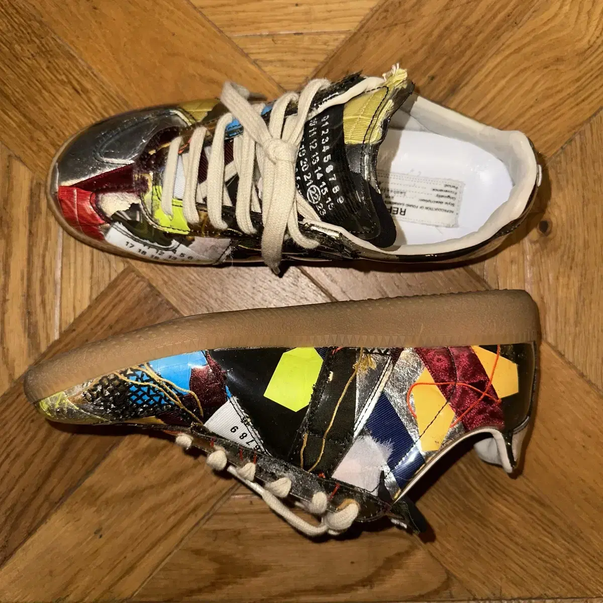 MaisonMargiela Replica PatchworkSneakers