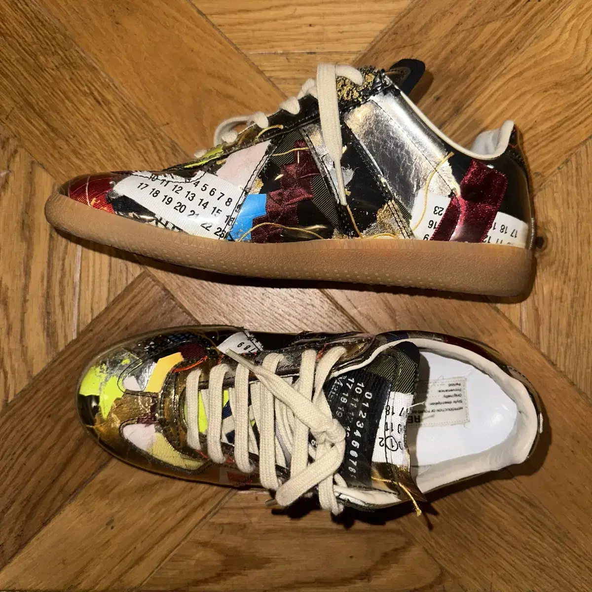 MaisonMargiela Replica PatchworkSneakers