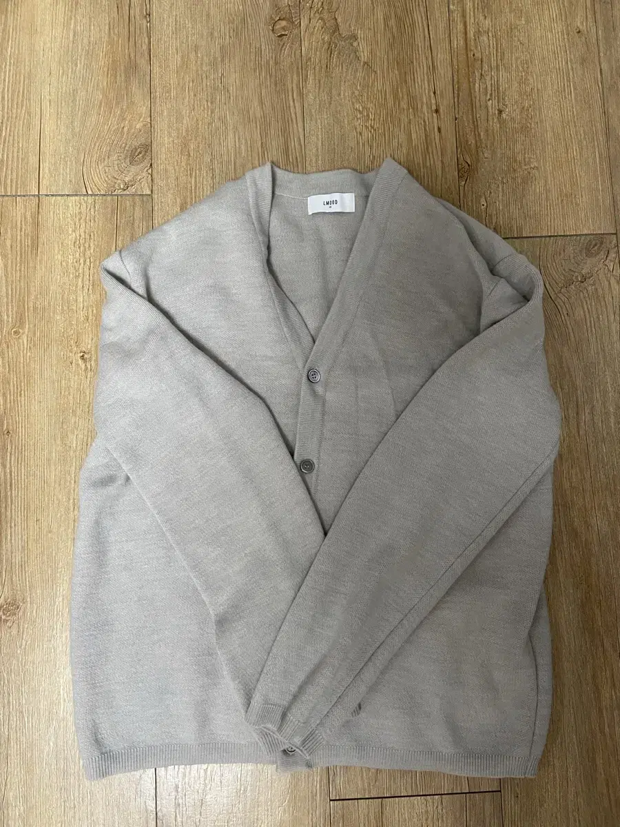 Elmud Hwaran Semi Long Sleeve Cardigan 46 Cloud Gray