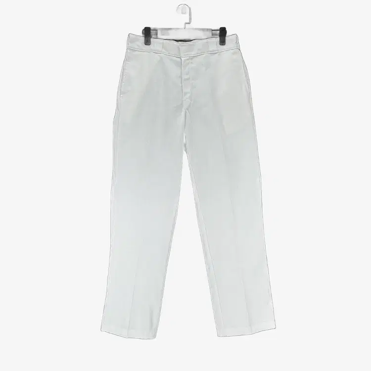 (32) Dickies Men's White Cotton Pants