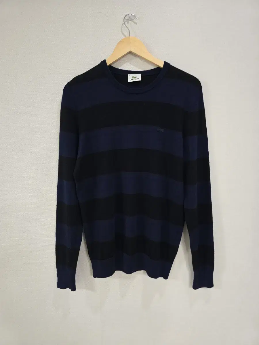 Lacoste Fine Wool100% Tonal Stripe Knit