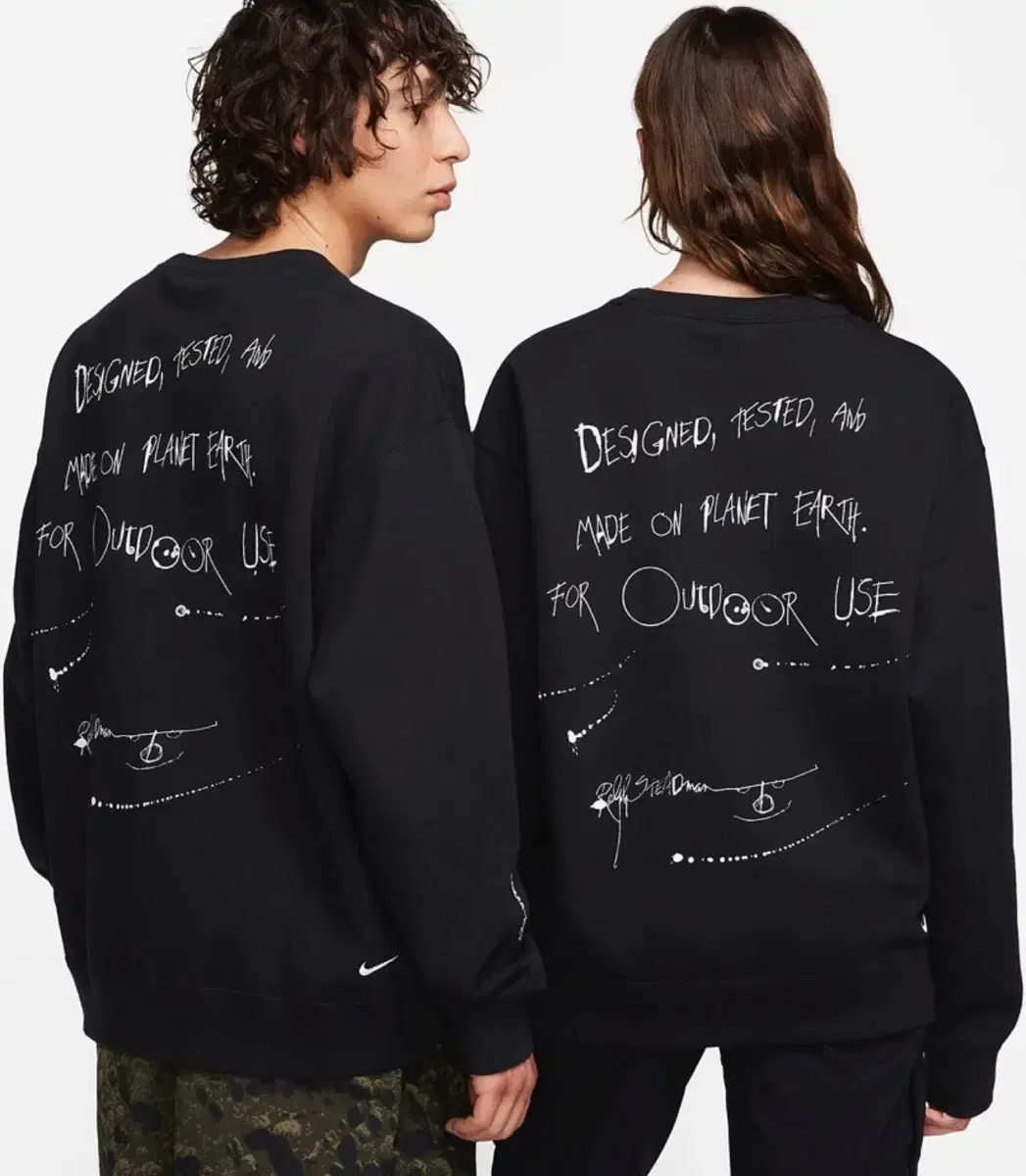 ACG Thermafit Ralph Steadman Fleece Crewneck Black