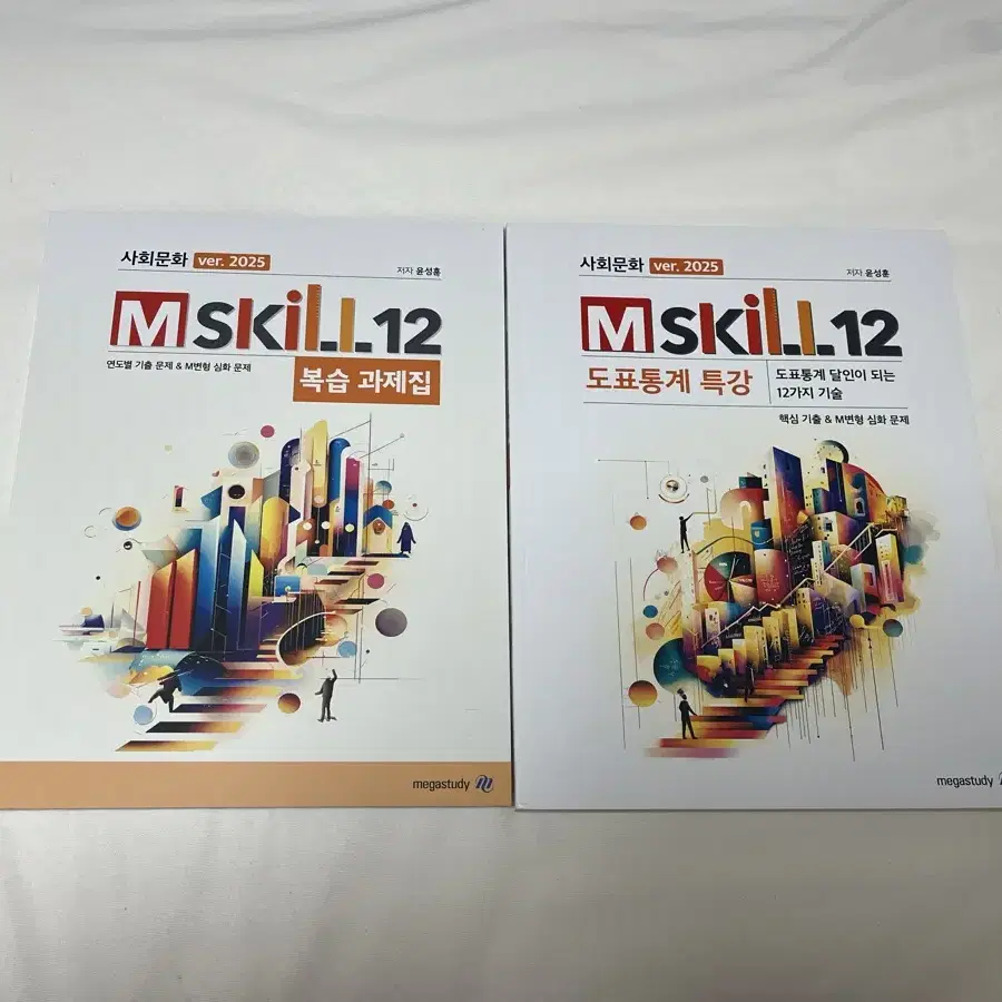 (새상품) 2025윤성훈 엠스킬 mskill 도표통계특강&복습과제집