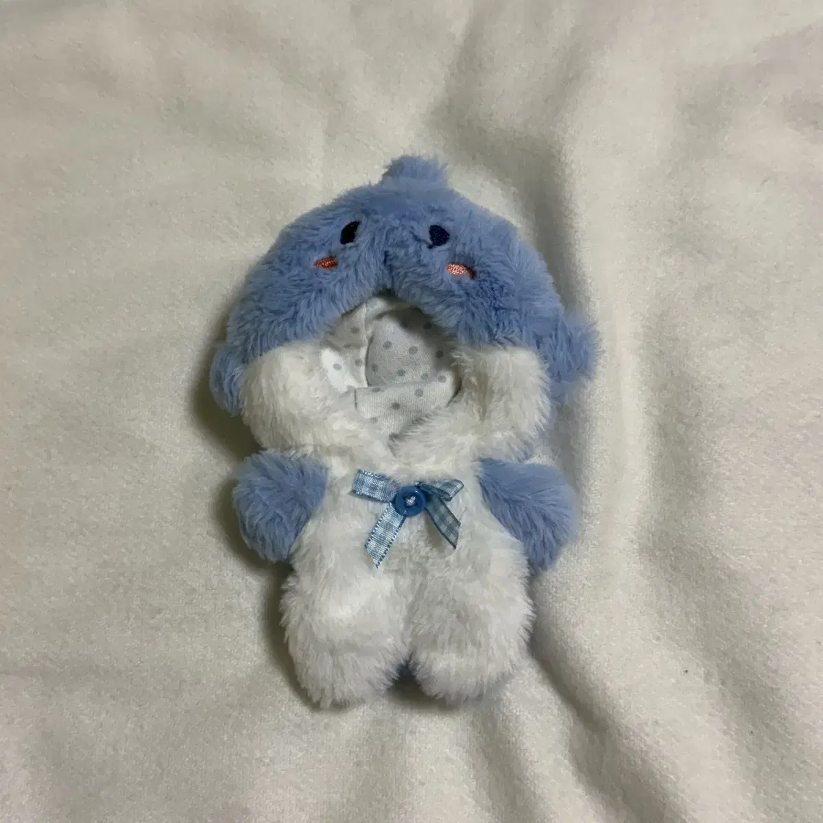 10cm doll shark fur clothes wts