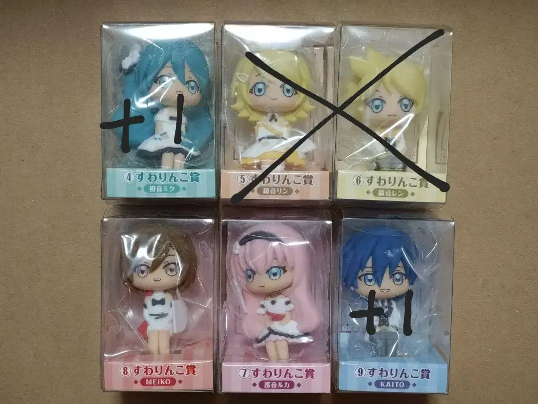 Vocaloid Bokaro Figures Tool Hatsunemiku Kagamine Rin ren Luke Kaito