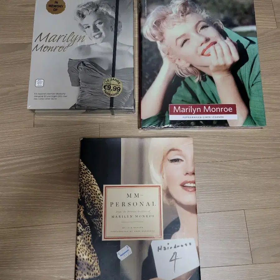 마릴린 먼로 Marilyn monroe 책(포토북,DVD 등) 3개