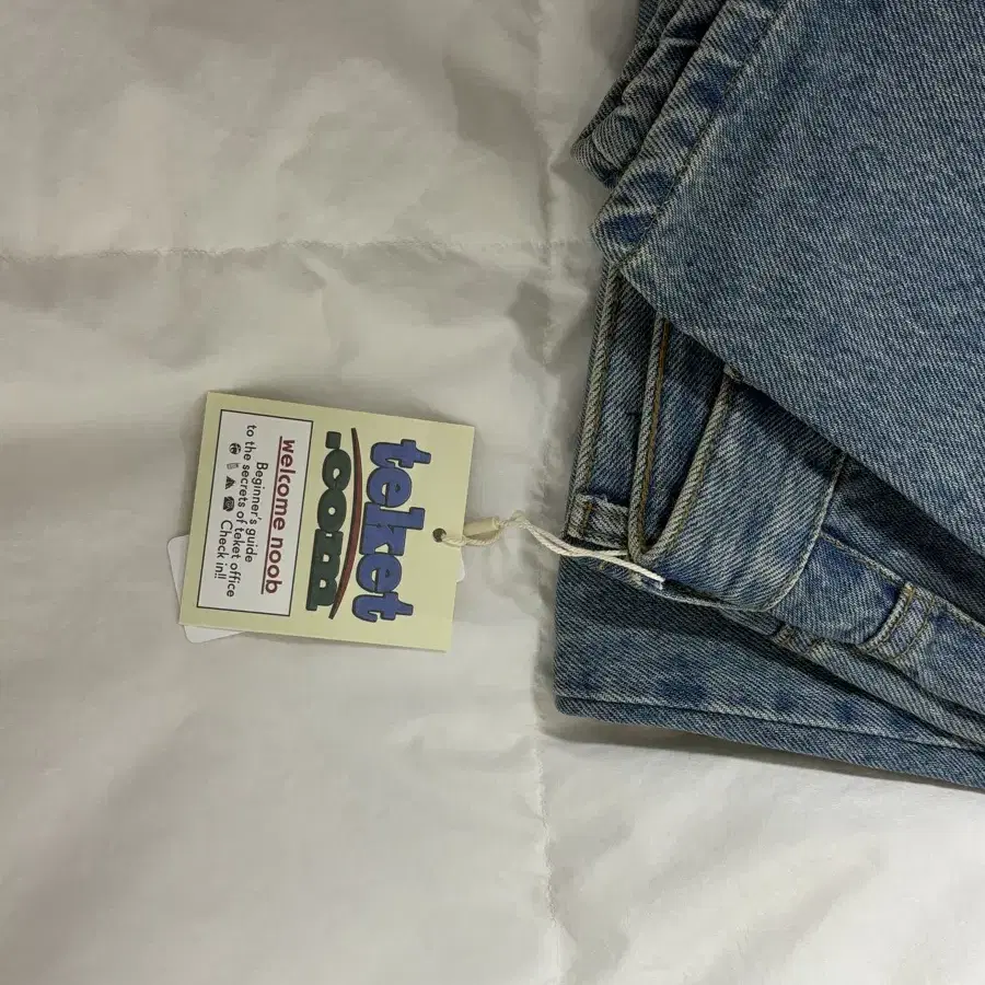 [새상품] 테켓 바지 T Jeans Light Blue