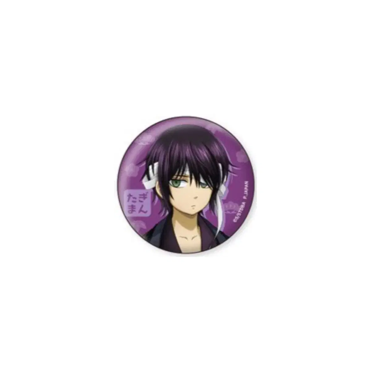 Gintama Takasugi Shinsuke Shrunken Can Badge