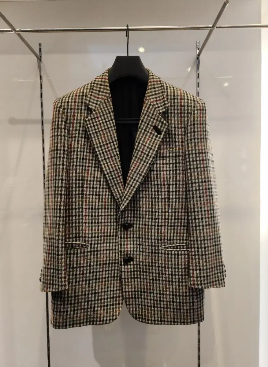 Duck Check Pure Wool Jacket