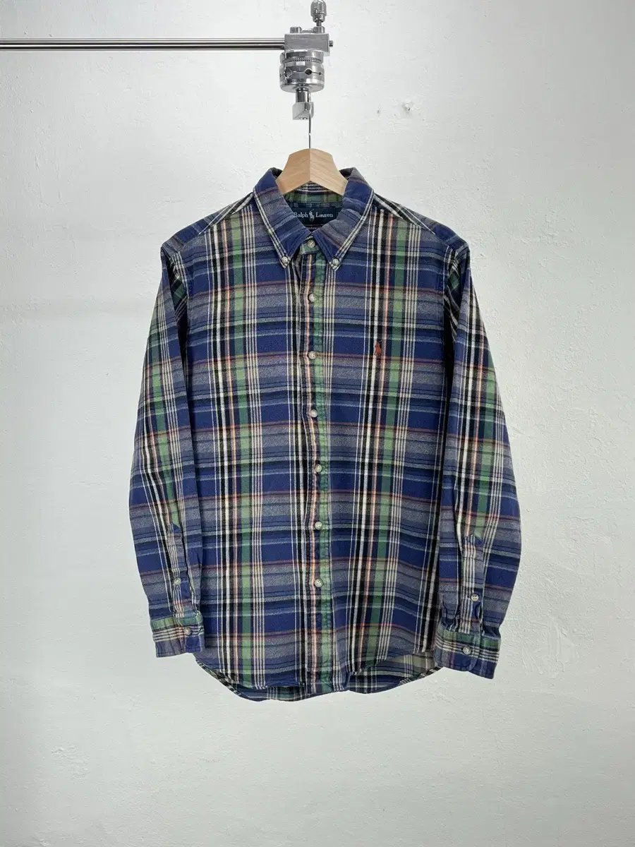 Polo Ralph Lauren Multicolor Orange Pony Tartan Check Shirt