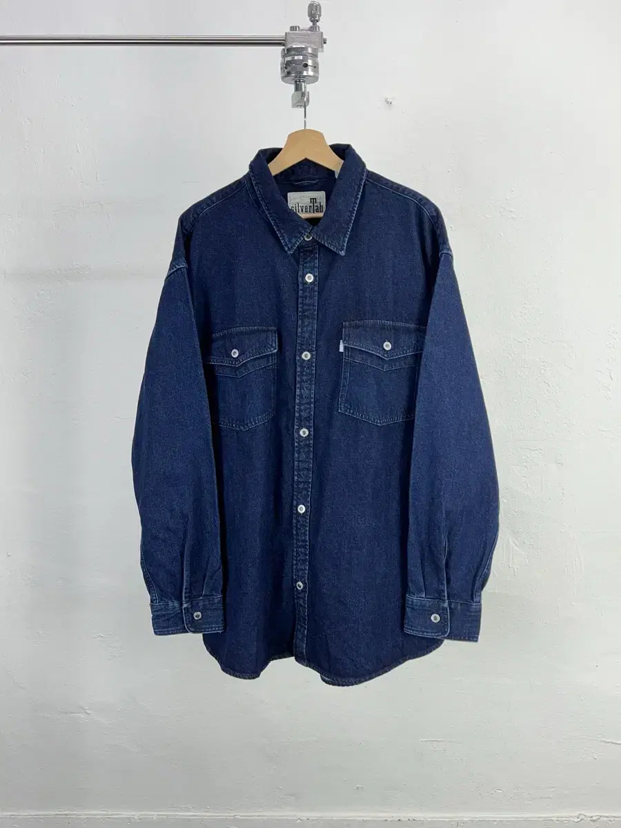 Levi's Silvertab Dark Blue Loose Fit Denim Shirt