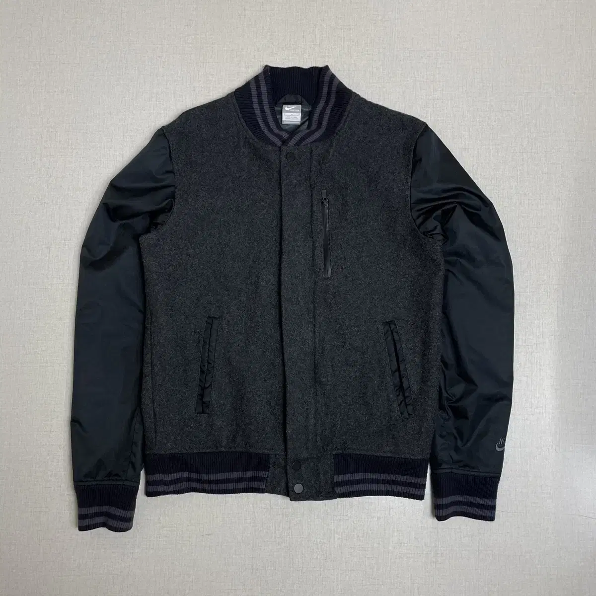 [TAPPO] Nike Varsity Aviation Jacket Jumper Black M