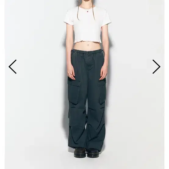 에즈이프캘리  WASH PARACHUTE CARGO PANTS GRAY