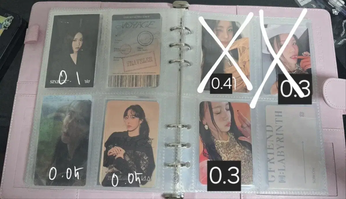 Viviz gfriend Bulk transfer of photo cards