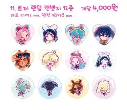 Aste Bunny Can Badge Random Small Buncheol