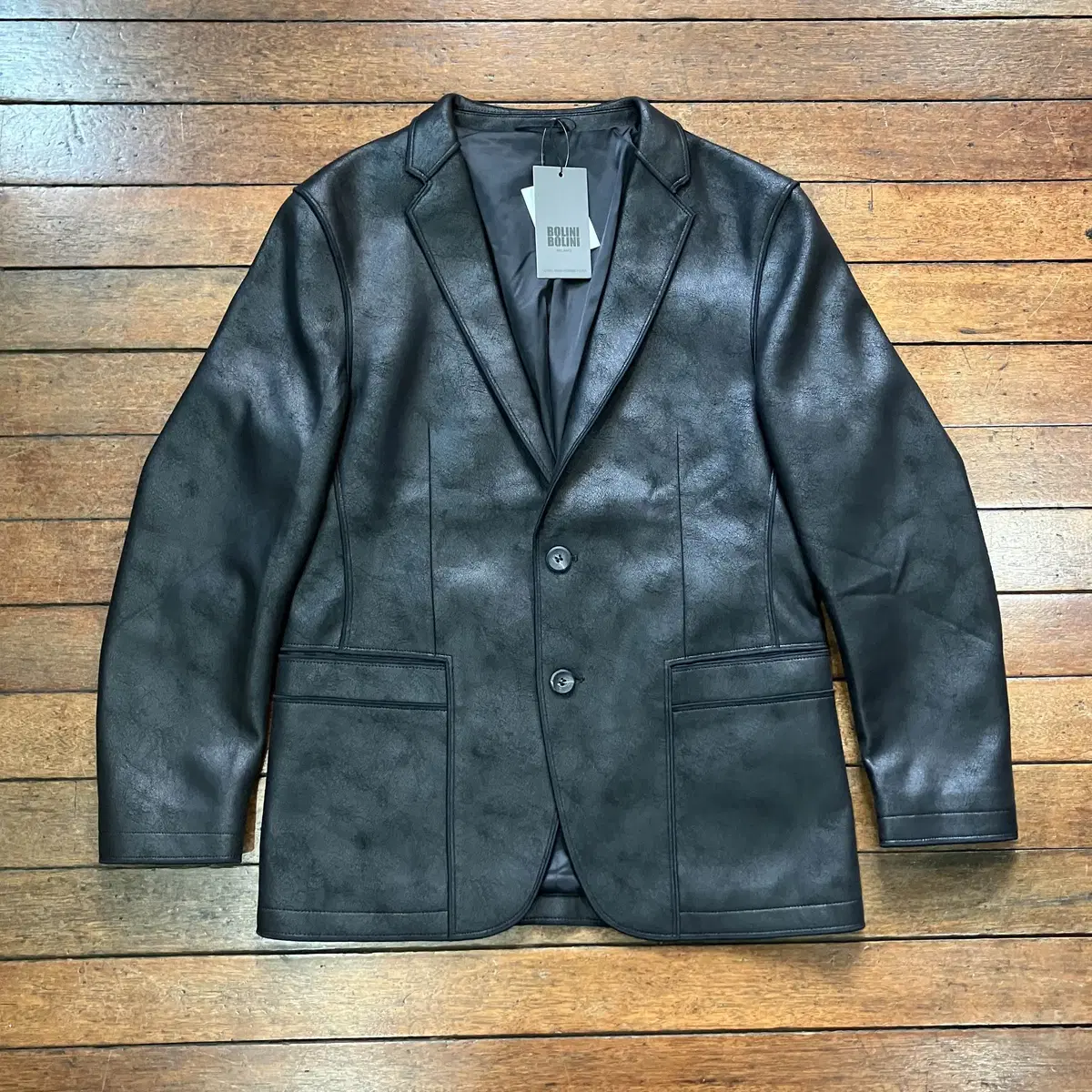 Bolini Leather and PV Suede Blazer