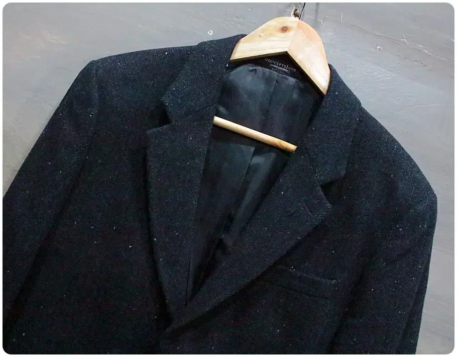 Concept One Herringbone Wool Blazer Jacket (Men100)