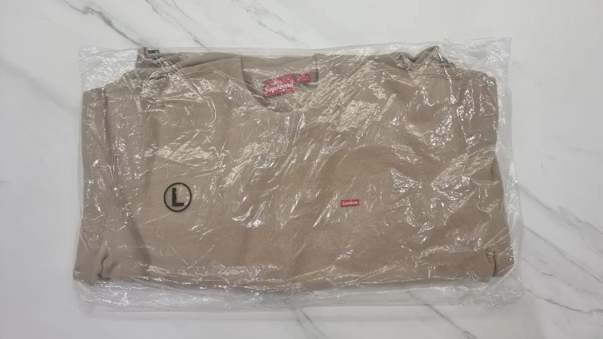 Supreme Genuine Smallbox Logo Man to Man Size L Brand New for Sale