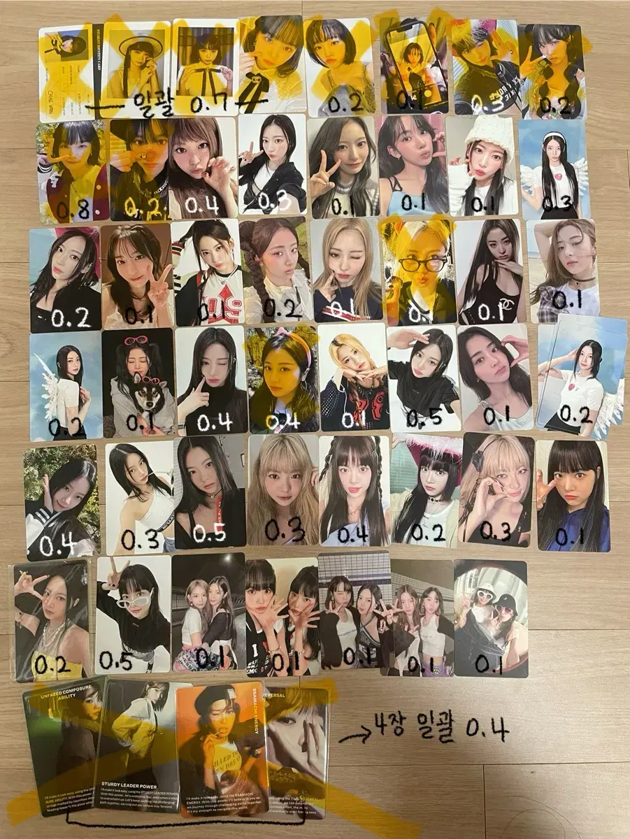 le sserafim photocard unstanning (kim chaewon sakura huh yunjin kazuha hong eunchae)