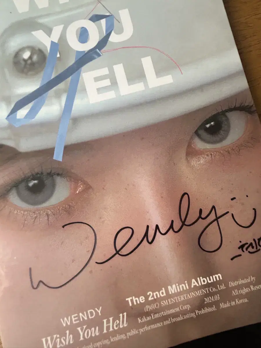 Wendy's Autographed Album