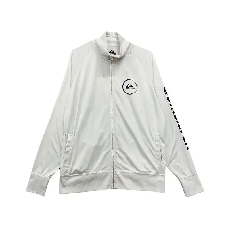 Quicksilver Japan Sports White Zip-Up Jersey 100 K06298