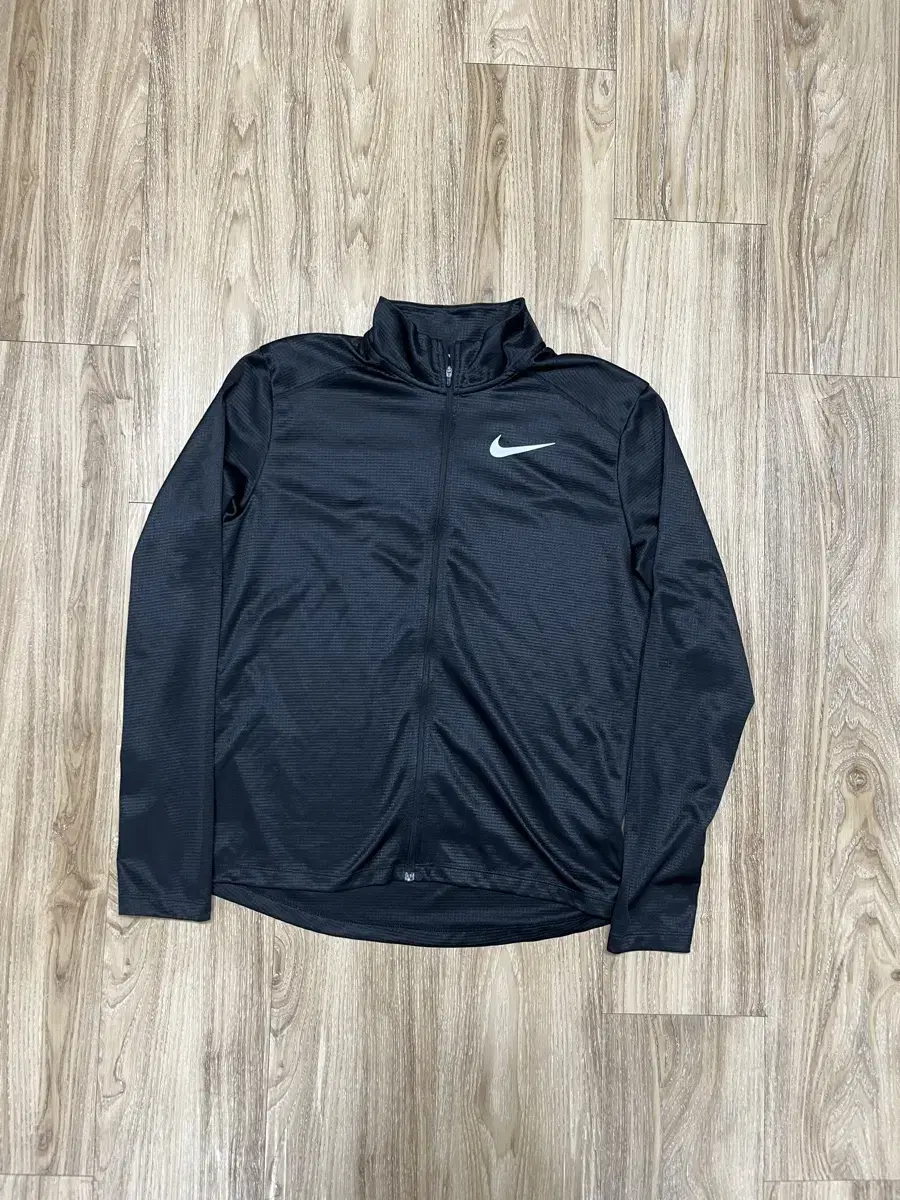 nike running dry fit track top jersey l