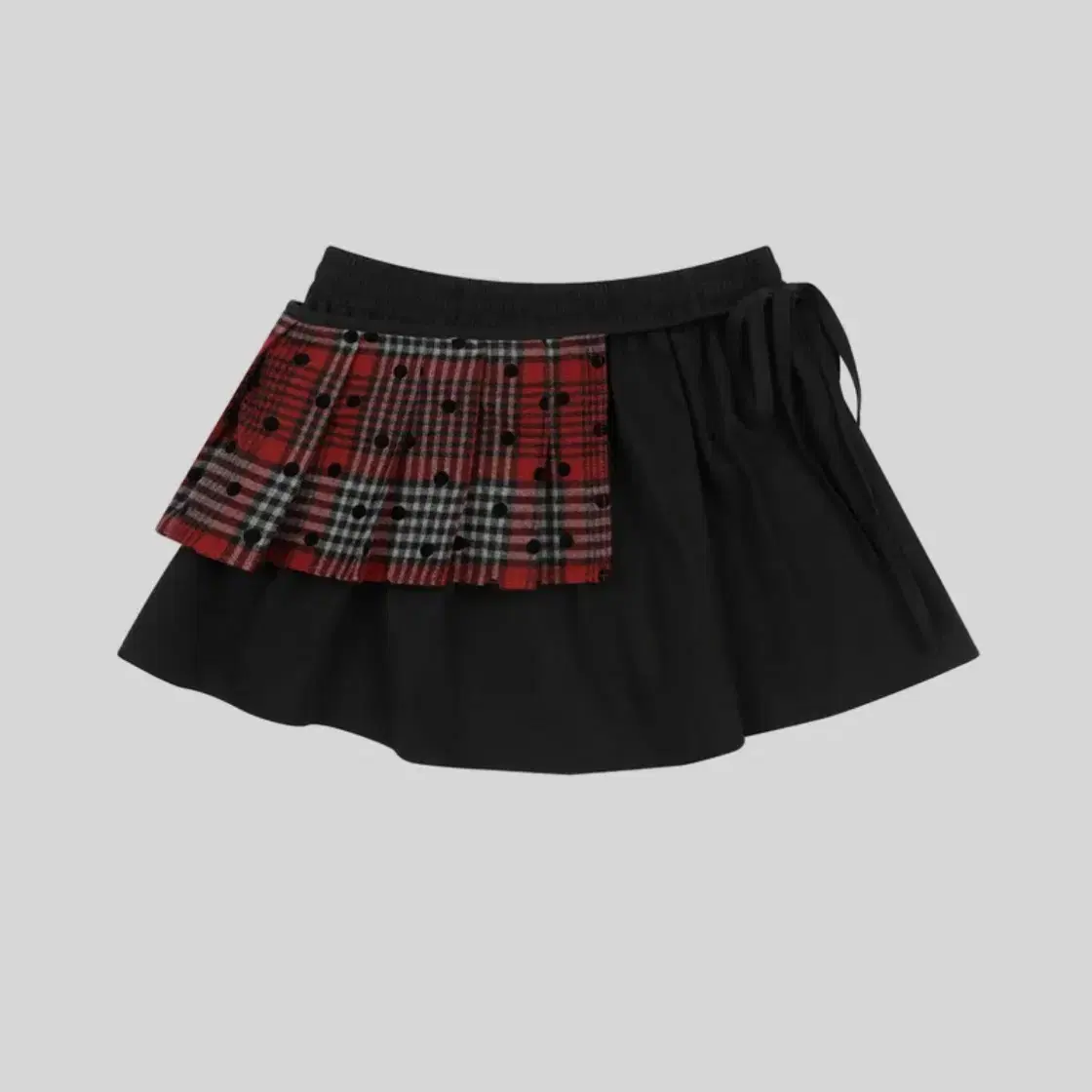 오헤시오 CHECK TWOWAY MINI SKIRT 체크미니스커트