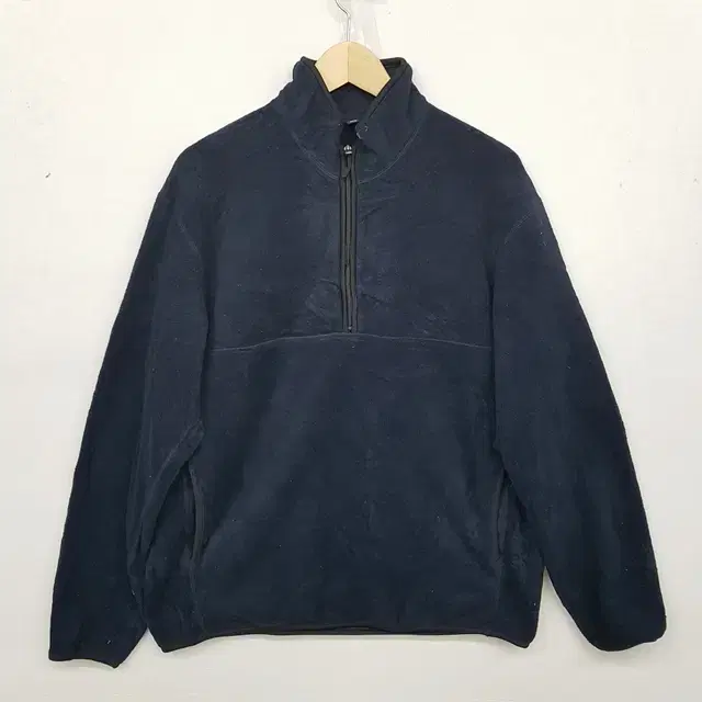 Uniqlo Furisode zip-up shirt navy for Men