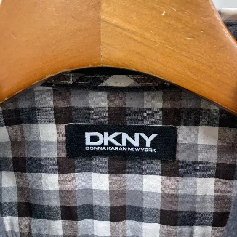 도나카란뉴욕 DKNY 캐쥬얼 체크 긴팔 셔츠 95 A07414