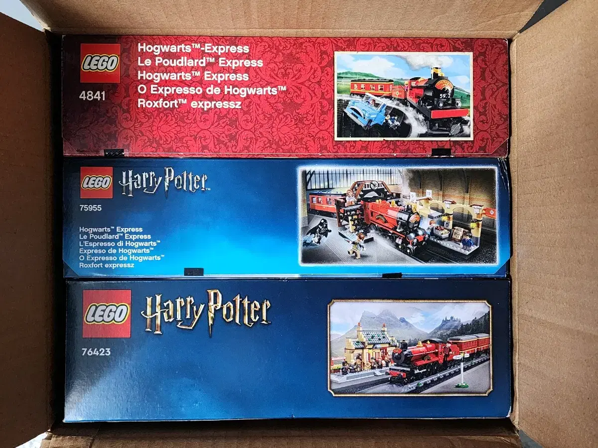 I have 3 LEGO Harry Potter trains sealed for sale new.